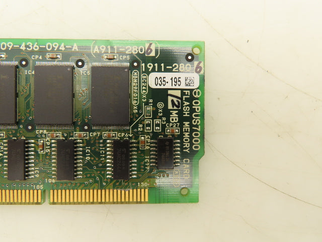 Okuma 1911-2806 Opus 7000 Flash Memory Card 12MB Circuit Board