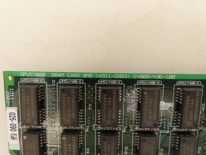 Okuma 1911-2803 Opus7000 DRAM Card 8MB Circuit Board