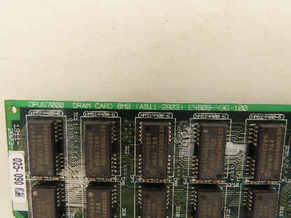 Okuma 1911-2803 Opus7000 DRAM Card 8MB Circuit Board