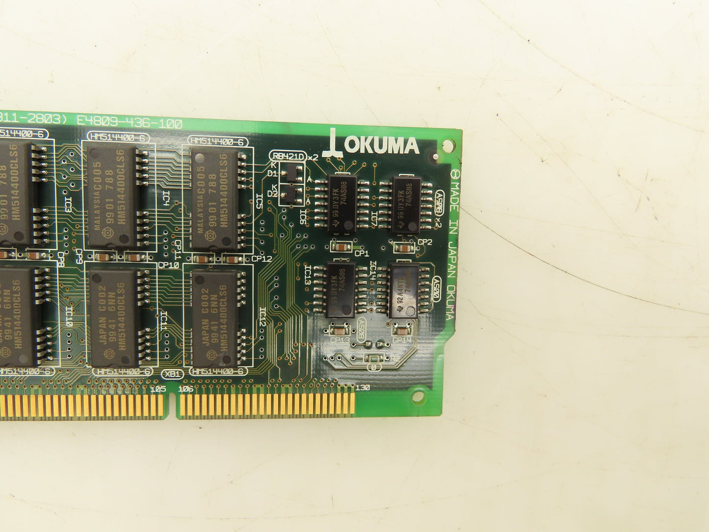 Okuma 1911-2803 Opus7000 DRAM Card 8MB Circuit Board