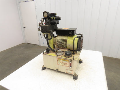 Okuma Hydraulic Power Unit 5 Gallon 8 GPM 1000 PSI Nachi UNI Pump 3Hp 220V 3PH