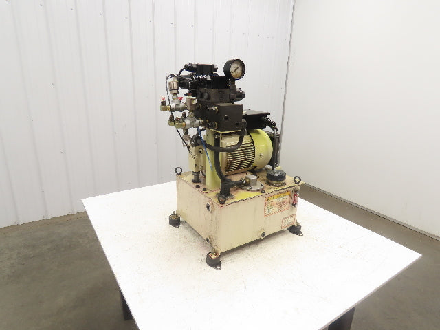 Okuma Hydraulic Power Unit 5 Gallon 8 GPM 1000 PSI Nachi UNI Pump 3Hp 220V 3PH