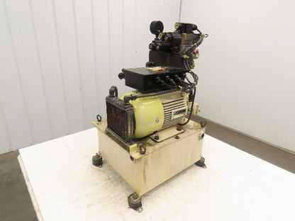 Okuma Hydraulic Power Unit 5 Gallon 8 GPM 1000 PSI Nachi UNI Pump 3Hp 220V 3PH