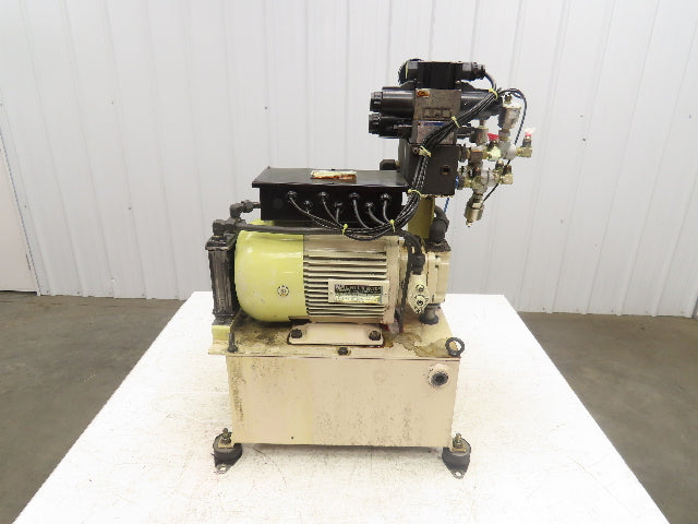 Okuma Hydraulic Power Unit 5 Gallon 8 GPM 1000 PSI Nachi UNI Pump 3Hp 220V 3PH