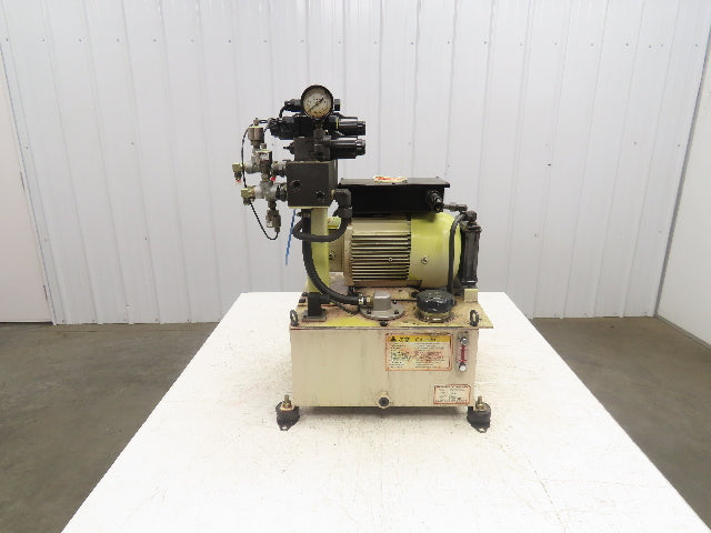 Okuma Hydraulic Power Unit 5 Gallon 8 GPM 1000 PSI Nachi UNI Pump 3Hp 220V 3PH