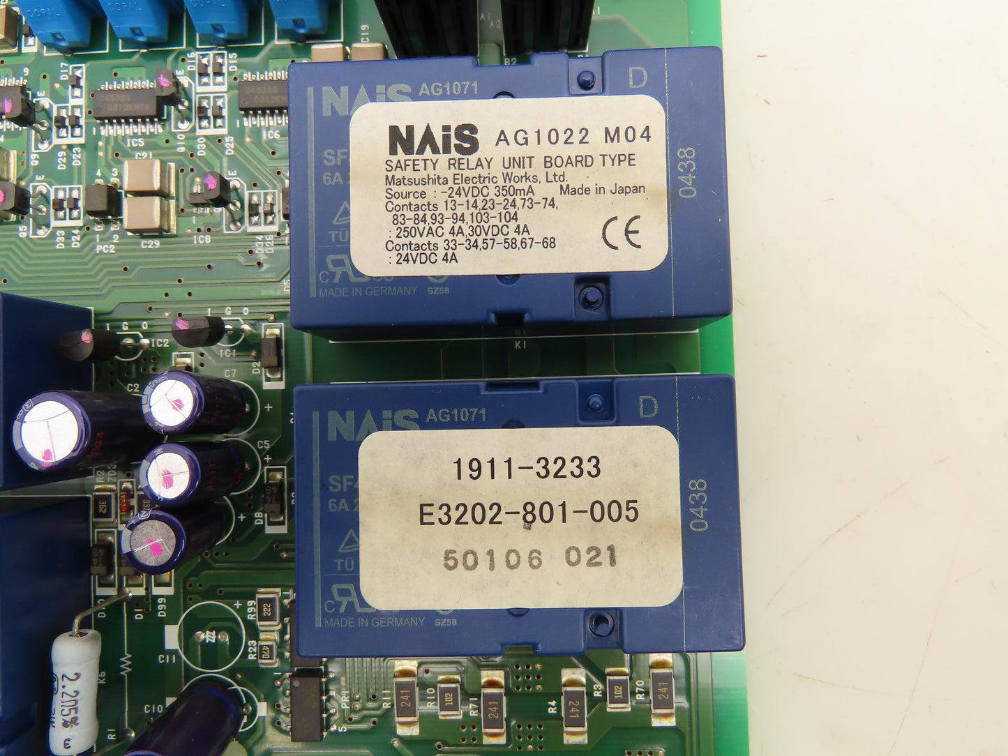 Okuma 1911-3233 Safety Relay Circuit Board Module