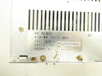 Okuma A911-3071 PLC Slot Rack Card Chassis with Motherboard ES-V4504