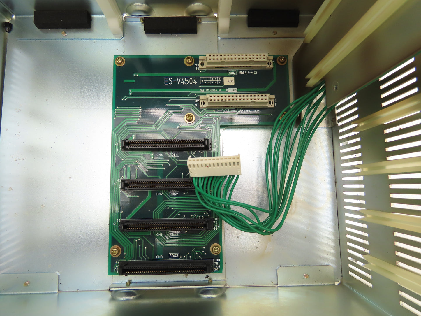 Okuma A911-3071 PLC Slot Rack Card Chassis with Motherboard ES-V4504