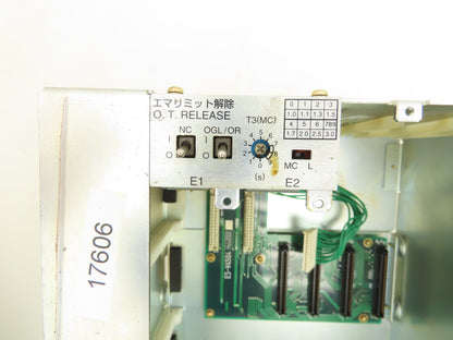 Okuma A911-3071 PLC Slot Rack Card Chassis with Motherboard ES-V4504