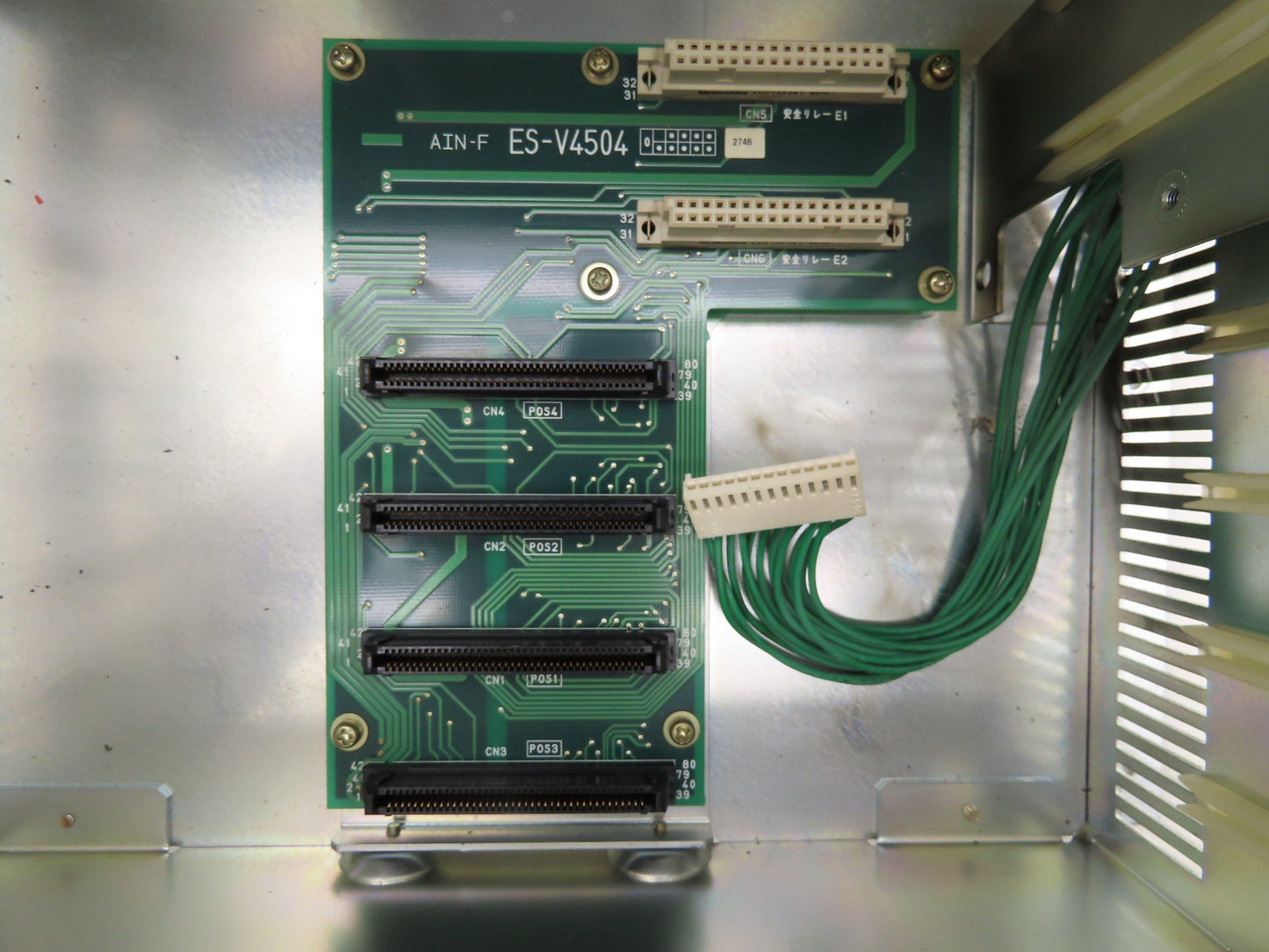 Okuma A911-3070 PLC Slot Rack Card Chassis with Motherboard ES-V4504