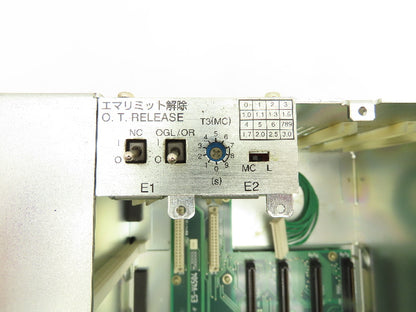 Okuma A911-3070 PLC Slot Rack Card Chassis with Motherboard ES-V4504