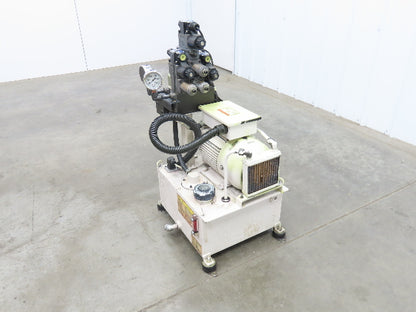 Okuma Hydraulic Power Unit 5 Gallon 8 GPM 1000 PSI Nachi UNI Pump 3Hp 220V 3PH