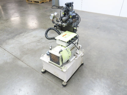 Okuma Hydraulic Power Unit 5 Gallon 8 GPM 1000 PSI Nachi UNI Pump 3Hp 220V 3PH