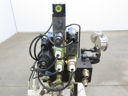 Okuma Hydraulic Power Unit 5 Gallon 8 GPM 1000 PSI Nachi UNI Pump 3Hp 220V 3PH