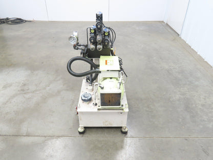 Okuma Hydraulic Power Unit 5 Gallon 8 GPM 1000 PSI Nachi UNI Pump 3Hp 220V 3PH