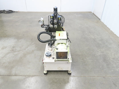 Okuma Hydraulic Power Unit 5 Gallon 8 GPM 1000 PSI Nachi UNI Pump 3Hp 220V 3PH