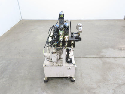 Okuma Hydraulic Power Unit 5 Gallon 8 GPM 1000 PSI Nachi UNI Pump 3Hp 220V 3PH