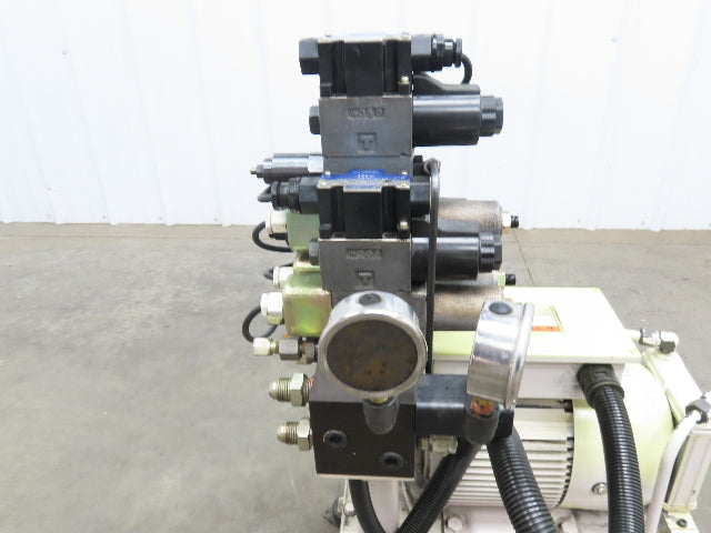 Okuma Hydraulic Power Unit 5 Gallon 8 GPM 1000 PSI Nachi UNI Pump 3Hp 220V 3PH