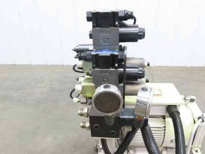 Okuma Hydraulic Power Unit 5 Gallon 8 GPM 1000 PSI Nachi UNI Pump 3Hp 220V 3PH