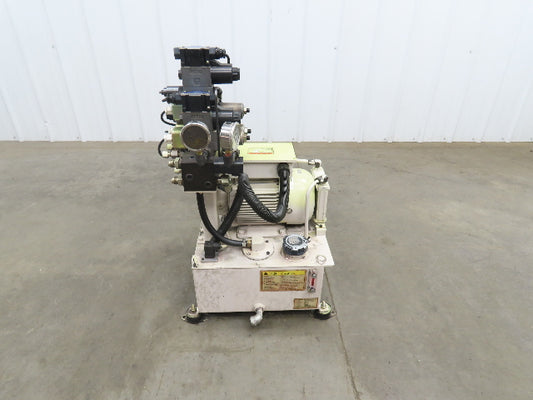 Okuma Hydraulic Power Unit 5 Gallon 8 GPM 1000 PSI Nachi UNI Pump 3Hp 220V 3PH