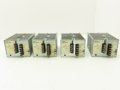 Omron S82J-30024 PLC Power Supply  100-230V In 24VDC 14A Out Lot of 4