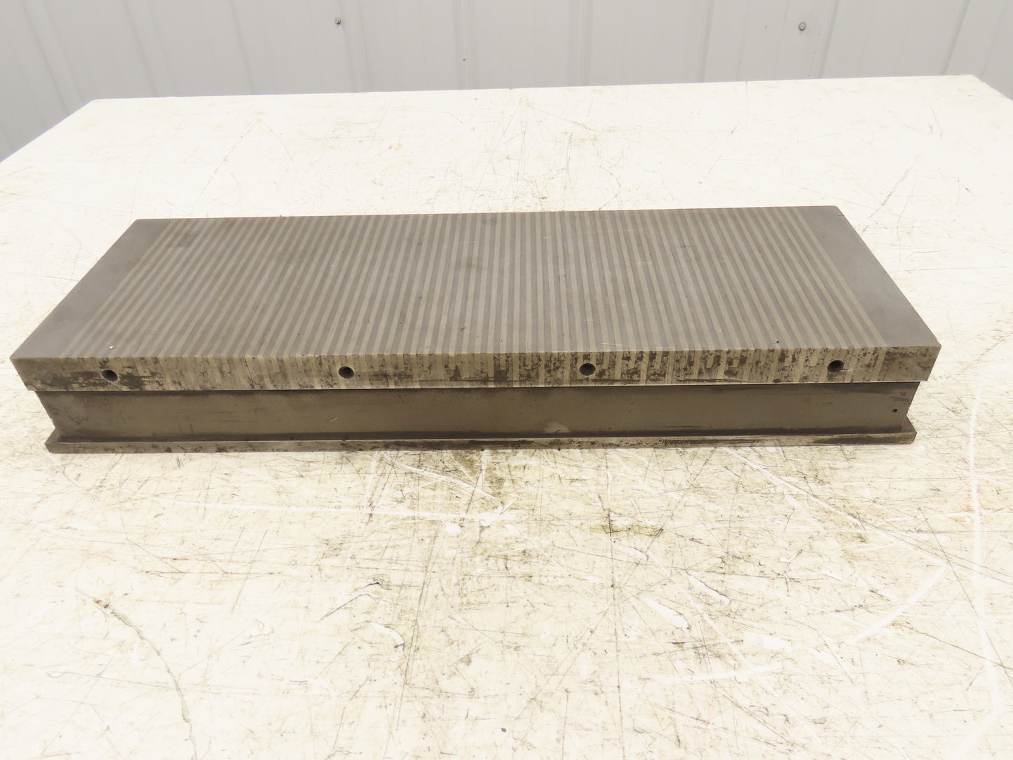 Taft-Peirce 6"x18" Rectangular Permanent Magnetic Block Chuck 2-5/8" Height