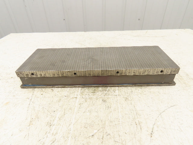 Taft-Peirce 6"x18" Rectangular Permanent Magnetic Block Chuck 2.5" Height