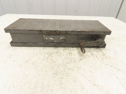 Brown & Sharpe 6"x18" Rectangular Permanent Magnetic Chuck 3.5"H Surface Grinder