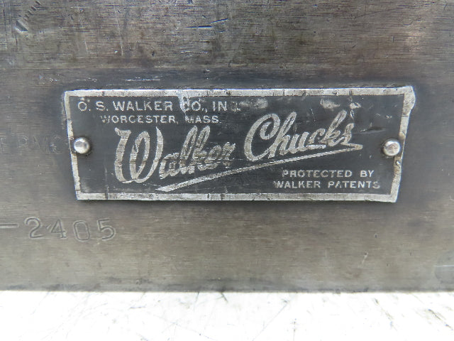 Walker 5"x10" Rectangular Permanent Magnetic Block Chuck 3-1/8" Height
