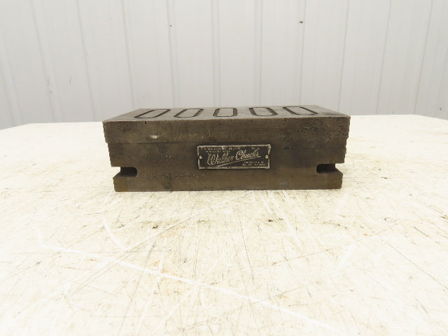 Walker 5"x10" Rectangular Permanent Magnetic Block Chuck 3-1/8" Height