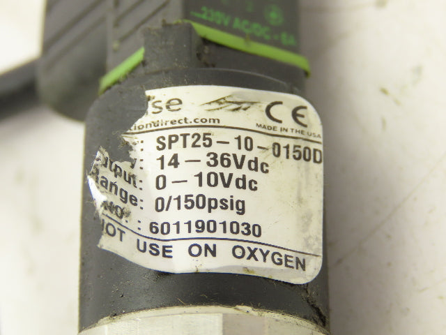 Automation Direct SPT25-10-0150D ProSense Pressure Transmitter 0-150 PSI