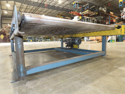 61.5"x 7' Powered Pallet Conveyor 2.5" Roller 54"BF 1Hp Chain Drive 40 FPM