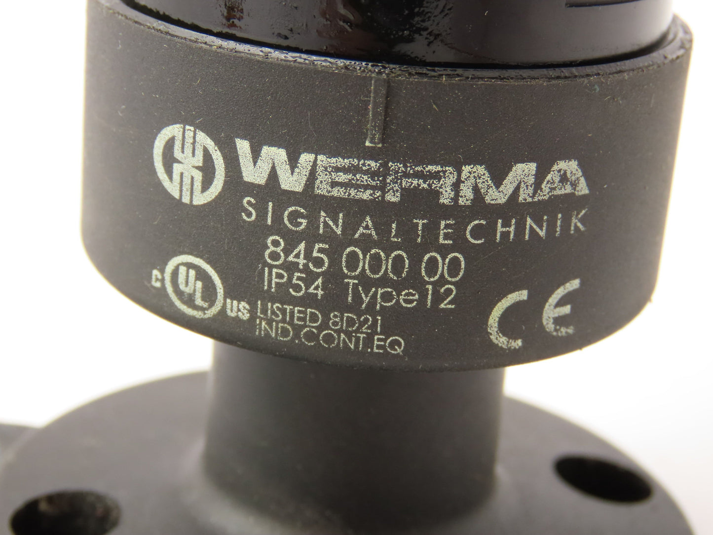 Werma 845-000-00 2-Tier Stack Light Signal Tower Green/Amber  Lot of 2