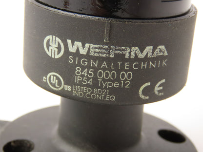 Werma 845-000-00 2-Tier Stack Light Signal Tower Green/Amber  Lot of 2