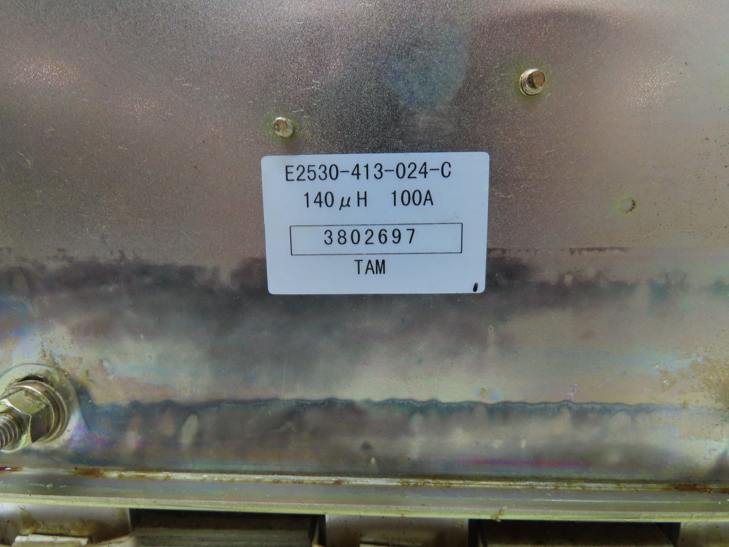 Chuo Electric E2530-413-024-C  VFD AC Line Reactor Choke 100A 140uH 200V