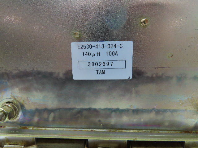 Chuo Electric E2530-413-024-C  VFD AC Line Reactor Choke 100A 140uH 200V