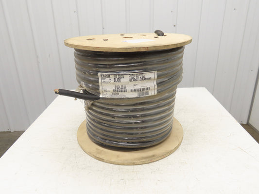 Carol 01824.35.01 Carolprene 6/4C SOOW 600V/90C Portable Power Cord Black 250'