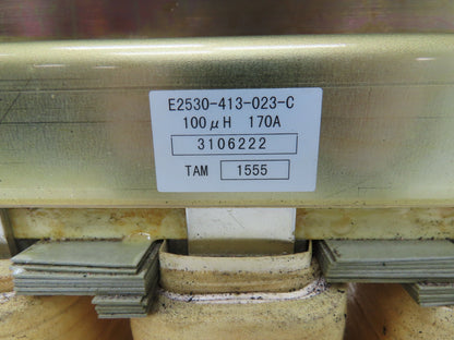 Chuo Electric E2530-413-023-C  VFD AC Line Reactor Choke 170A 100uH