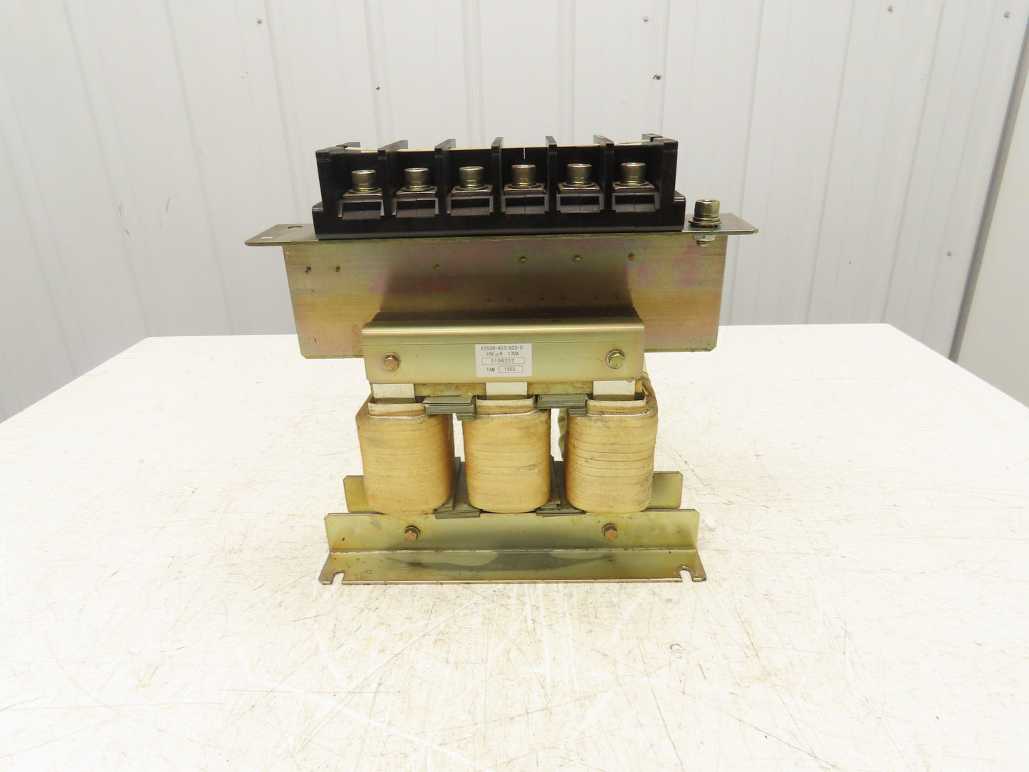 Chuo Electric E2530-413-023-C  VFD AC Line Reactor Choke 170A 100uH