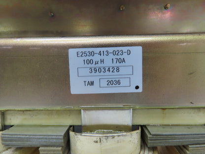 Chuo Electric E2530-413-023-D  VFD AC Line Reactor Choke 170A 100uH