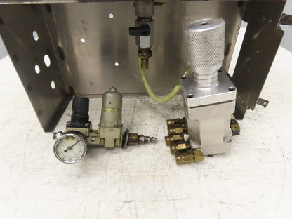 Jet Set Spray System Automatic Machine Lubricator Pump 5 Gal Stainless Tank
