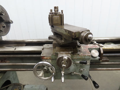 Voest Engine Lathe 20x78" 20" Swing 12" Self Centering 3 Chuck Steady Rest