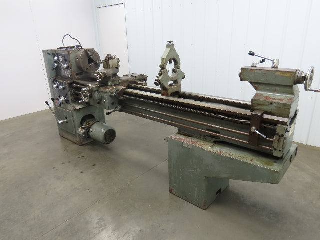 Voest Engine Lathe 20x78" 20" Swing 12" Self Centering 3 Chuck Steady Rest