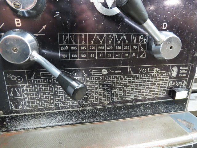 Voest Engine Lathe 20x78" 20" Swing 12" Self Centering 3 Chuck Steady Rest