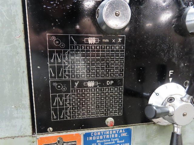 Voest Engine Lathe 20x78" 20" Swing 12" Self Centering 3 Chuck Steady Rest