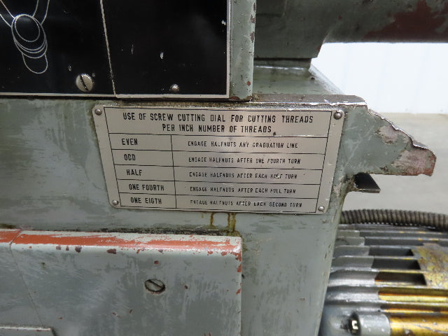 Voest Engine Lathe 20x78" 20" Swing 12" Self Centering 3 Chuck Steady Rest