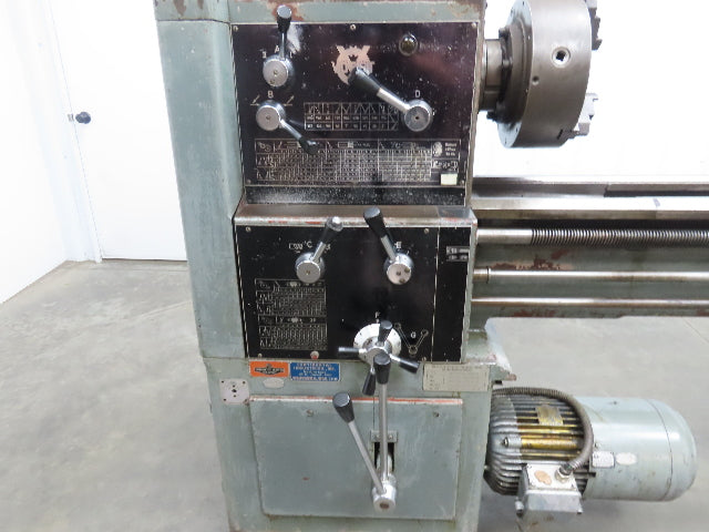 Voest Engine Lathe 20x78" 20" Swing 12" Self Centering 3 Chuck Steady Rest