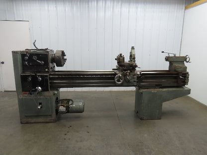 Voest Engine Lathe 20x78" 20" Swing 12" Self Centering 3 Chuck Steady Rest