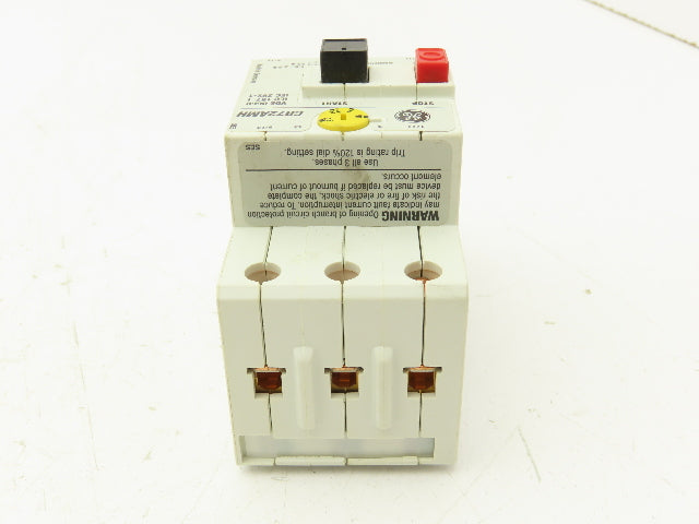 General Electric CR72AMH Starter Motor Protector 600V 2.5A 3 Pole