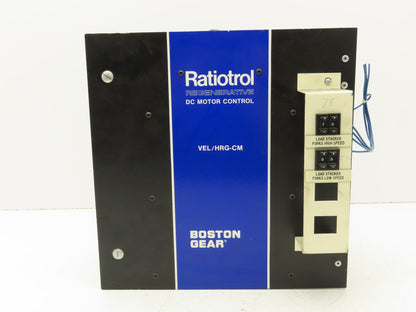 Boston Gear VEHRG300CM Ratiotrol Regenerative DC Motor Control VEL/HRG-CM 5HP
